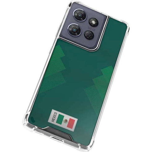 Mexico Soccer Flag Moto G Play 5G (2025) Clear Case